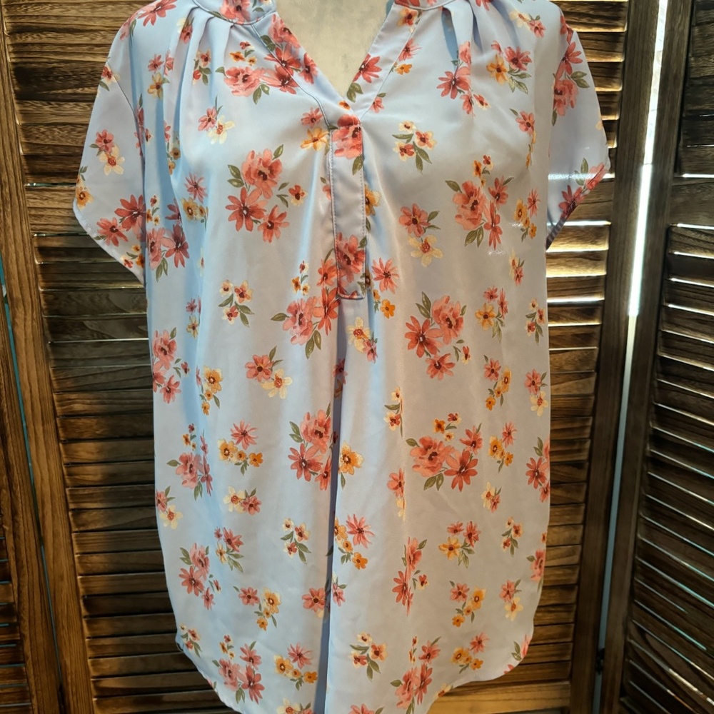 Light Blue Blouse